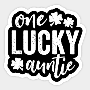 One Lucky Auntie Sticker